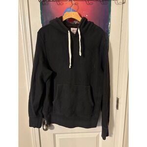 Champion x Todd Snyder Black Reverse Weave Hoodie Sweatshirt Mens Medium